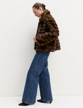 Mid-Wash Wide-Flare Jeans