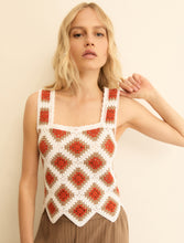 Crochet Square Neck Top