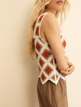 Crochet Square Neck Top