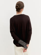 Chocolate Brown Stretch Oversized Jumper