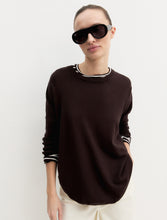 Chocolate Brown Stretch Oversized Jumper
