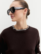Chocolate Brown Stretch Oversized Jumper