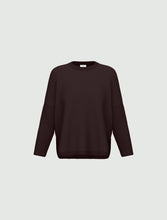 Chocolate Brown Stretch Oversized Jumper