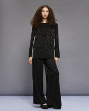 Black Jacquard Sweatshirt