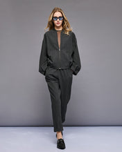 Bomber Jacket With Rhinestones