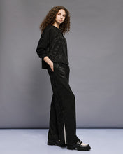 Black Jacquard Sweatshirt