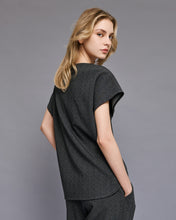 Coal V-Neck Blouse