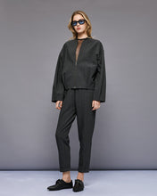 Coal Tapered Trousers