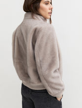 Taupe Faux Fur Zip-Up Jacket