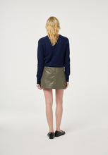 Navy Embellished Knit Jumper