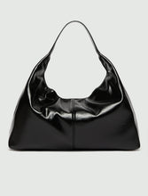 Black Slouchy Shoulder Bag