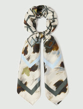Geometric Print Scarf - Cream