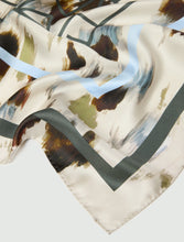 Geometric Print Scarf - Cream
