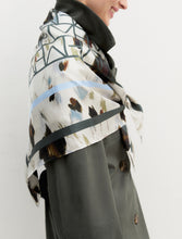 Geometric Print Scarf - Cream