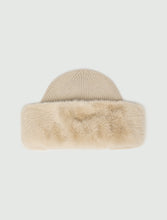 Faux Fur Winter Hat - Cream