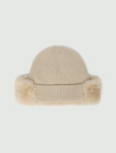 Faux Fur Winter Hat - Cream