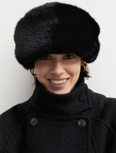Faux Fur Winter Hat - Black