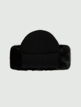 Faux Fur Winter Hat - Black