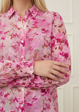 Pink Abstract Print Shirt