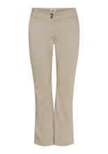 Stone Flared Tailored Trousers