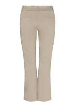 Stone Flared Tailored Trousers