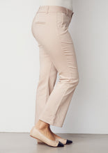 Stone Flared Tailored Trousers