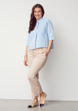 Stone Flared Tailored Trousers