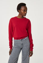 Red Scrunch Pullover