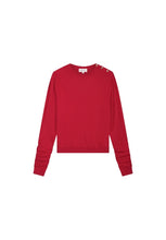 Red Scrunch Pullover