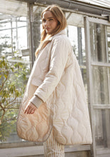 Lightweight Quilted Cream Coat