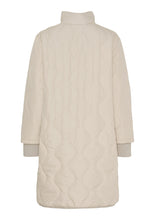 Lightweight Quilted Cream Coat