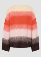 Colour Block Fluffy Knit Jumper