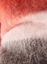 Colour Block Fluffy Knit Jumper