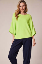 Lime Green Batwing Top