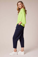 Lime Green Batwing Top
