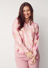 Rose Dream Print Smocked Sleeve Blouse