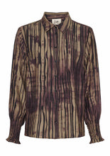 Aubergine Flow Print Blouse