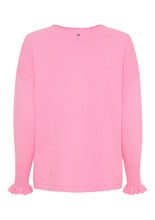 Soft Knit V-Neck Jumper - Pink