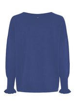 Soft Knit V-Neck Jumper - Blue