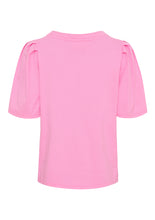 V-Neck Puff Sleeve Top - Pink