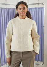 Cream Quilted Lightweight Jacket