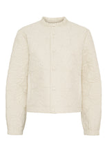 Cream Quilted Lightweight Jacket