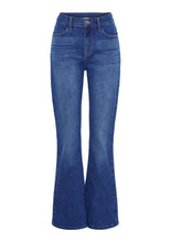 Mid Wash Straight Leg Jeans
