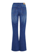 Mid Wash Straight Leg Jeans
