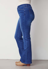 Mid Wash Straight Leg Jeans