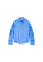 Blue Scenic Print Shirt