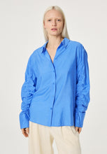 Blue Scenic Print Shirt