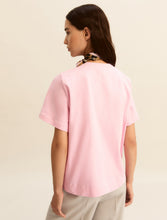 T-Shirt with Matching Neck Scarf - Pink