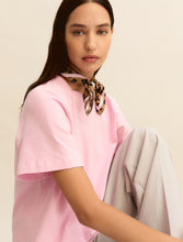 T-Shirt with Matching Neck Scarf - Pink