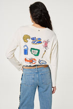 Graphic Back Print Long Sleeve Top